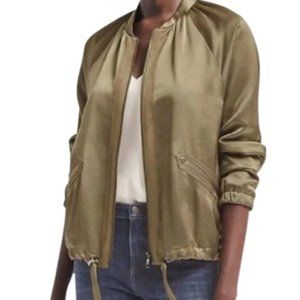 Banana Republic Olive Bomber Jacket